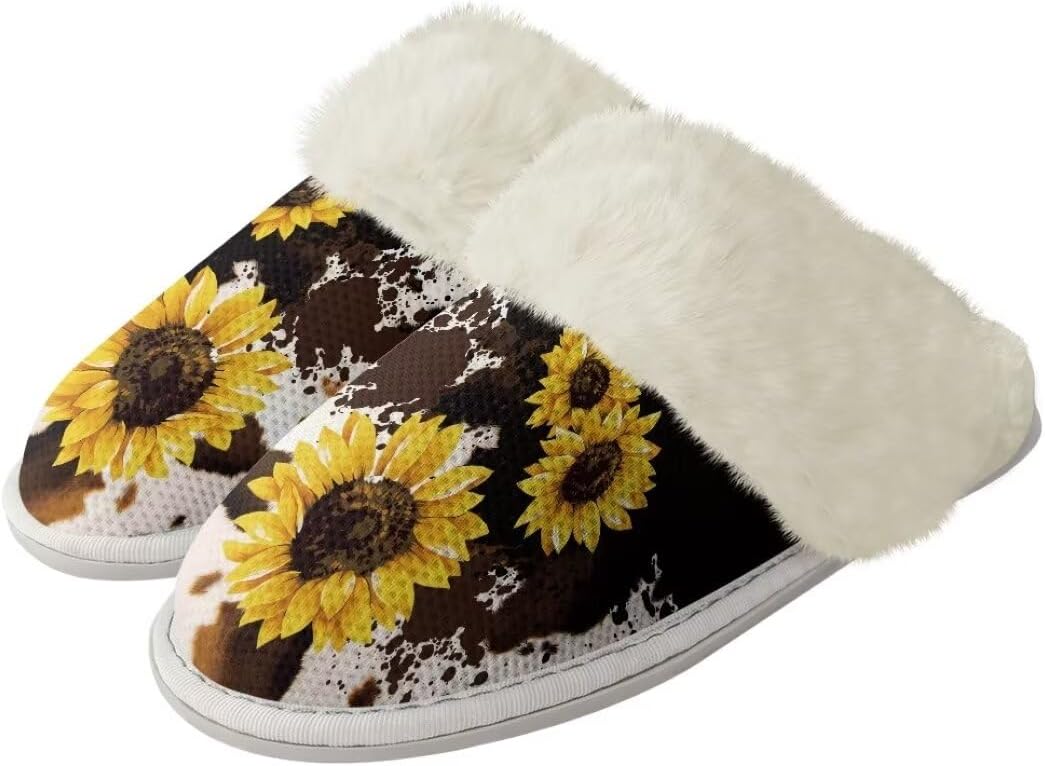 Женские пушистые тапочки xixirimido с искусственным мехом, мужские противоскользящие домашние тапочки для дома и улицы, Sunflowers
Женские пушистые тапочки xixirimido с искусственным мехом, мужские противоскользящие домашние тапочки для дома и улицы, Sunflowers