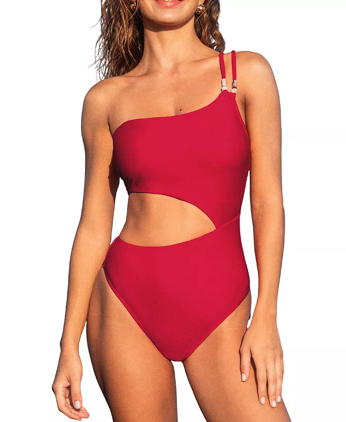 Женский слитный купальник Scarlet Sizzle Red Cupshe, красный
Женский слитный купальник Scarlet Sizzle Red Cupshe, красный