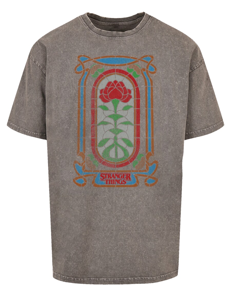 Рубашка F4NT4STIC Stranger Things Rose Window Netflix TV Series, цвет Grey/Greige 
Рубашка F4NT4STIC Stranger Things Rose Window Netflix TV Series, цвет Grey/Greige