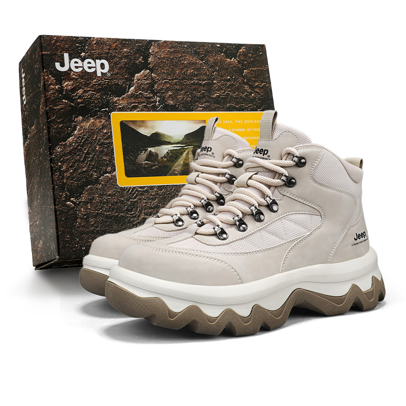 Высокие горные туристические ботинки мужские с амортизацией, устойчивые к истиранию Jeep, sand
Высокие горные туристические ботинки мужские с амортизацией, устойчивые к истиранию Jeep, sand