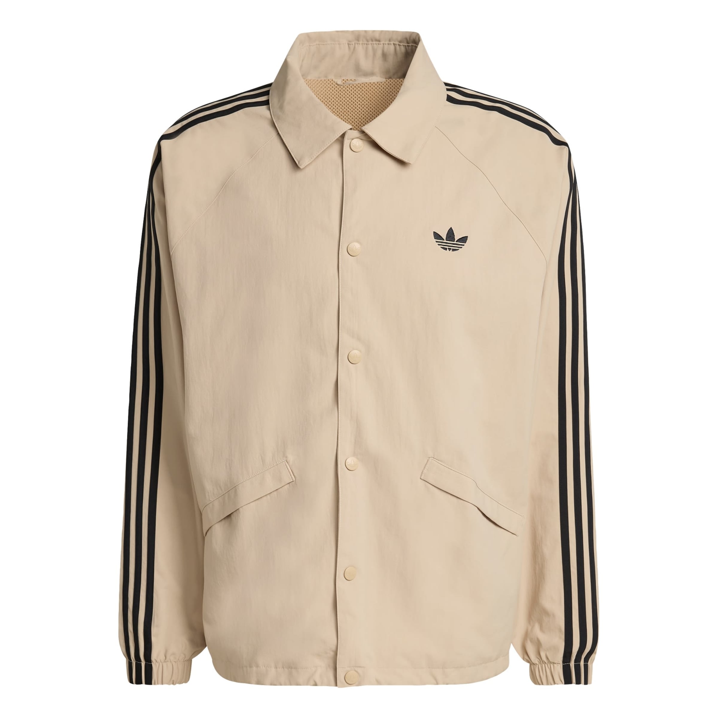 Adidas Originals Куртка межсезонная '3-STRIPES COACH' в бежевом цвете
Adidas Originals Куртка межсезонная '3-STRIPES COACH' в бежевом цвете
