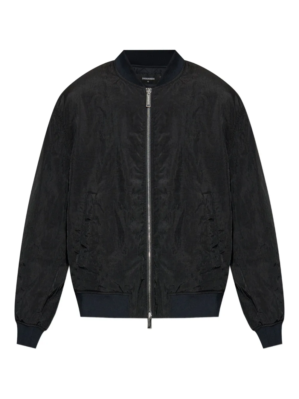 Куртка-бомбер с ребристым подолом DSQUARED2, черный
Куртка-бомбер с ребристым подолом DSQUARED2, черный