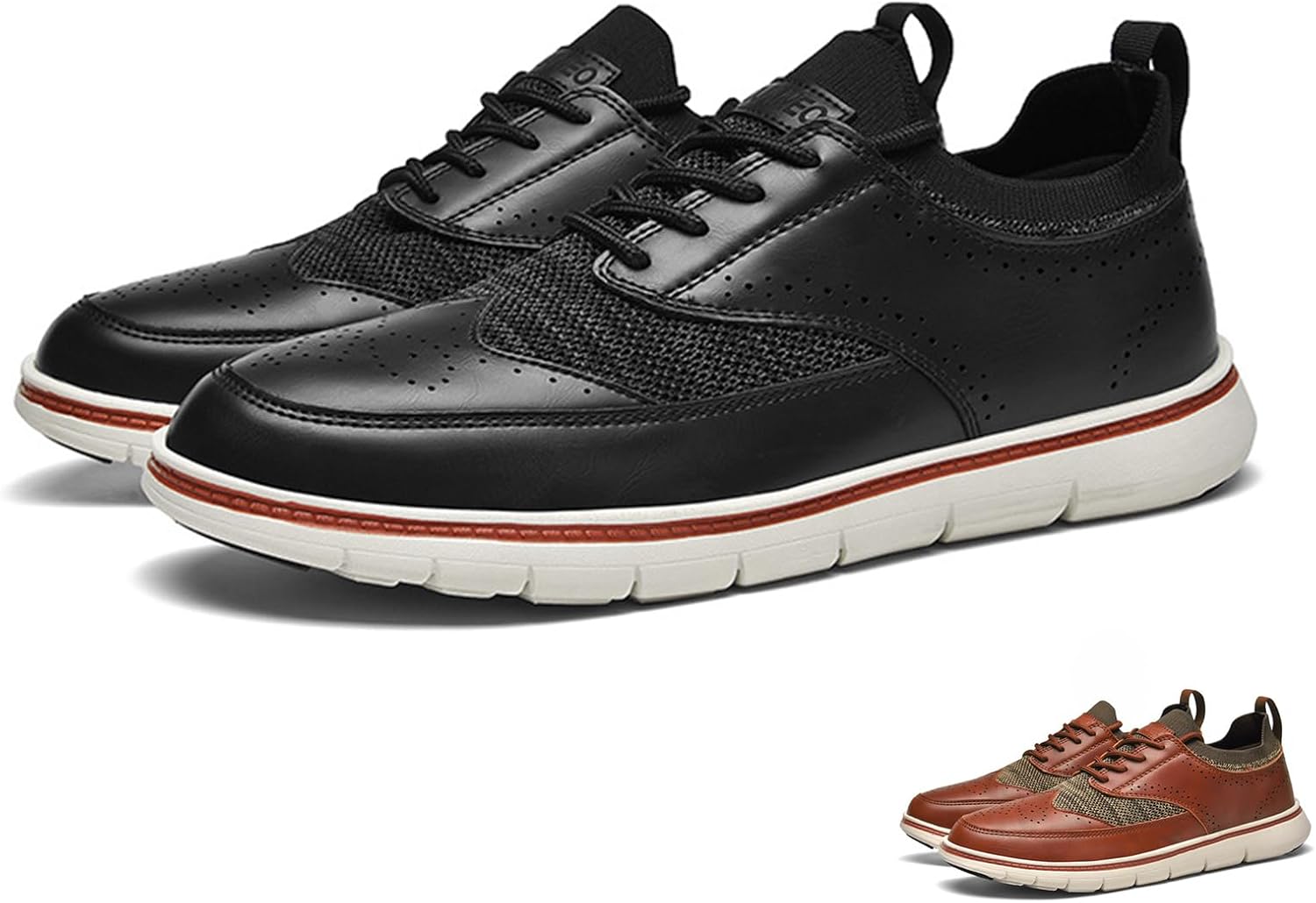 Мужские туфли с отделкой Oxfords GLBDU из натуральной кожи с вязаным верхом, модной резьбой, круглым носком, шнуровкой, низкие Brogue, легкие и удобные повседневные деловые и туфли, черный
Мужские туфли с отделкой Oxfords GLBDU из натуральной кожи с вязаным верхом, модной резьбой, круглым носком, шнуровкой, низкие Brogue, легкие и удобные повседневные деловые и туфли, черный