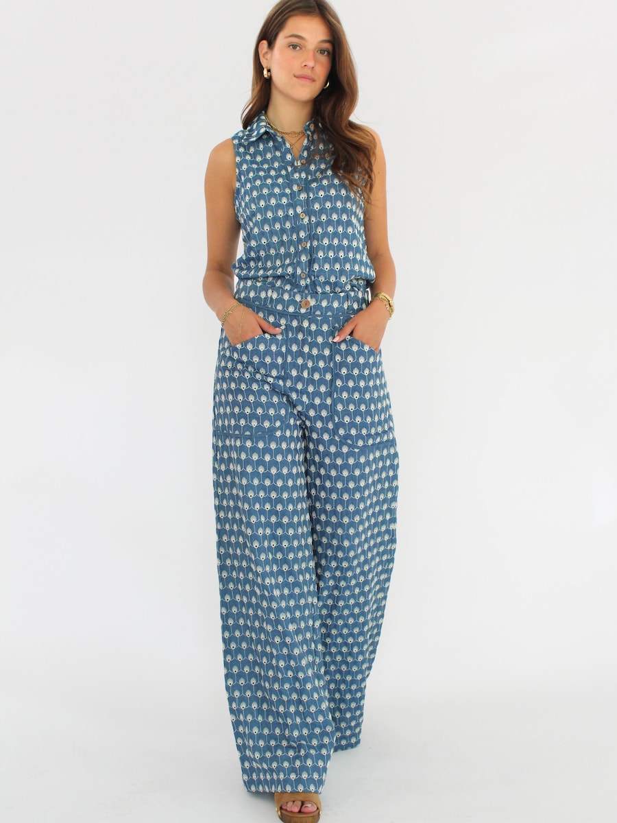 Расклешенные брюки Honnête Atelier Paige, Blue Denim
Расклешенные брюки Honnête Atelier Paige, Blue Denim