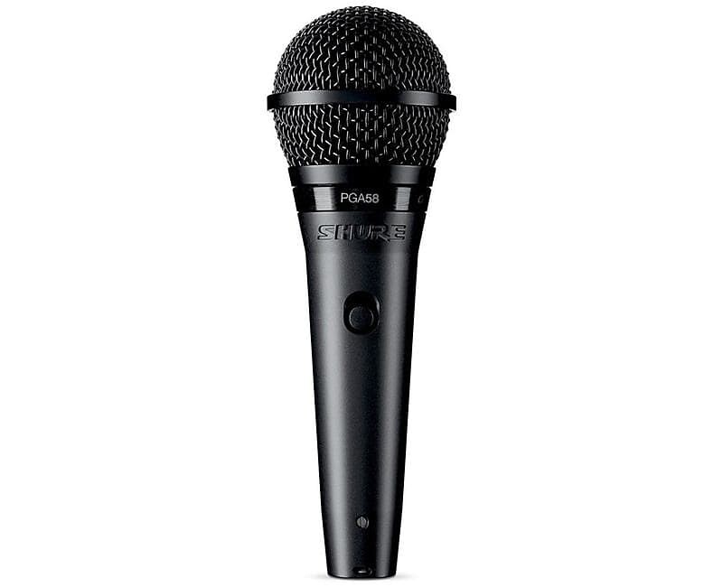 Кардиоидный динамический вокальный микрофон Shure PGA58-XLR
Кардиоидный динамический вокальный микрофон Shure PGA58-XLR