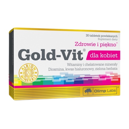 Gold-Vit Пищевая добавка для женщин - 30 таблеток Olimp Labs
Gold-Vit Пищевая добавка для женщин - 30 таблеток Olimp Labs