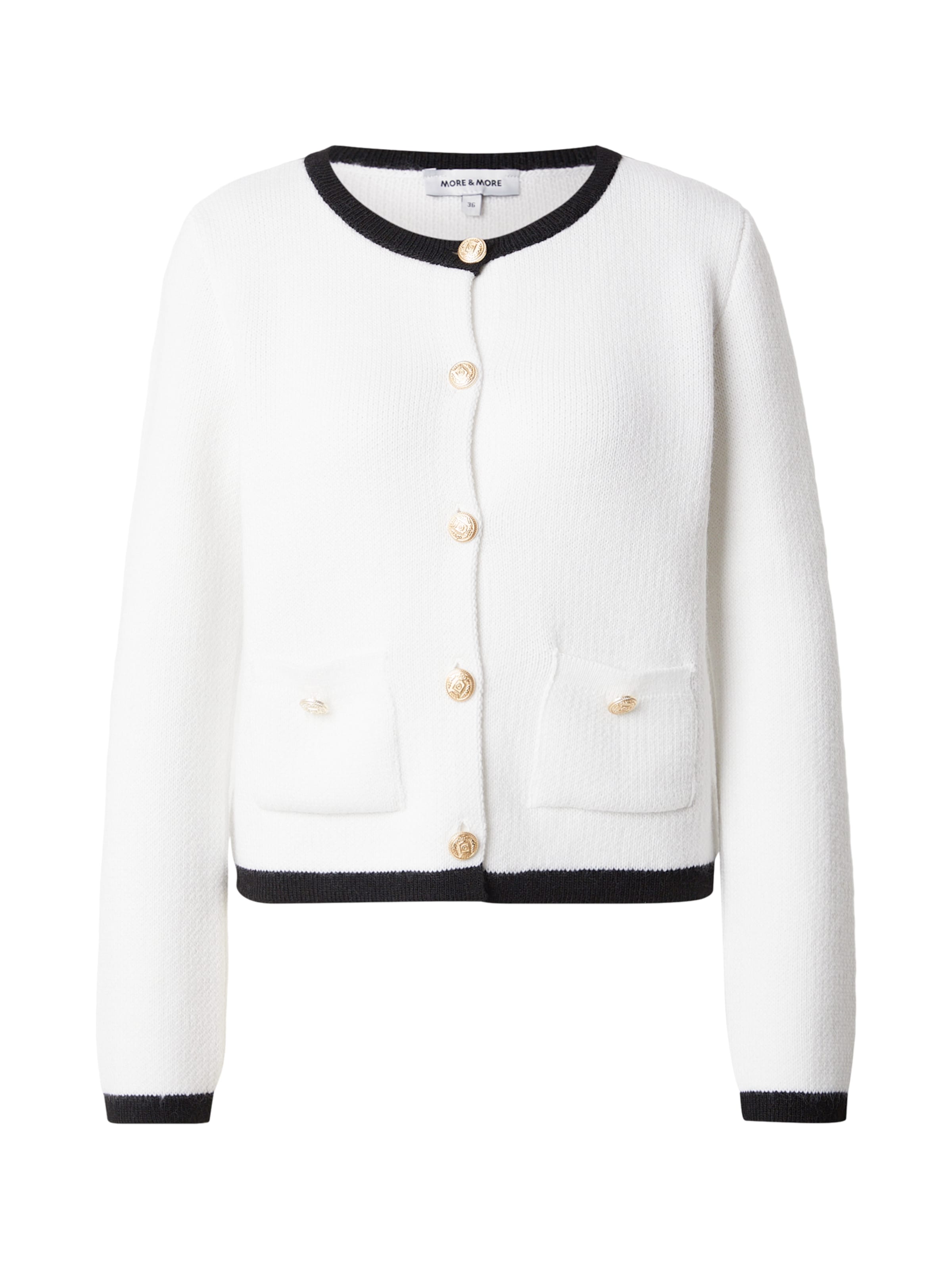 MORE & MORE Кардиган из трикотажа в цвете off white
MORE & MORE Кардиган из трикотажа в цвете off white