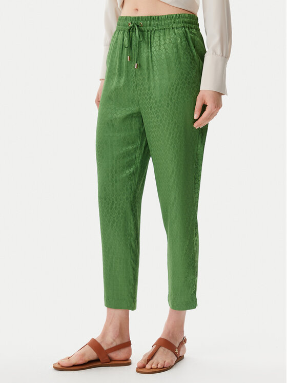 Брюки прямого кроя MS2514007 Lola Casademunt By Maite, зеленый 
Брюки прямого кроя MS2514007 Lola Casademunt By Maite, зеленый