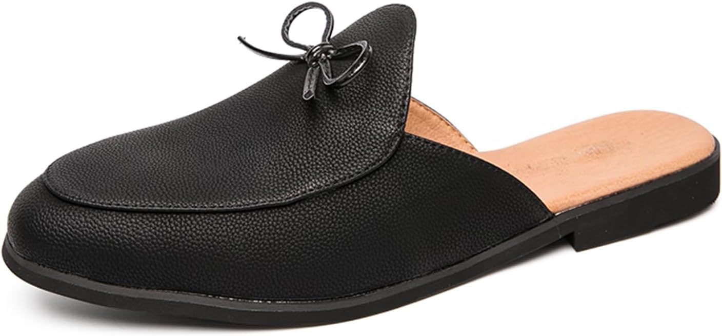 Мужские ретро мюли JHFDIOY из замши и кожи, без застежки, классические летние лоферы-тапочки, формальные без задника, слайды, повседневные открытые сандалии, черный
Мужские ретро мюли JHFDIOY из замши и кожи, без застежки, классические летние лоферы-тапочки, формальные без задника, слайды, повседневные открытые сандалии, черный