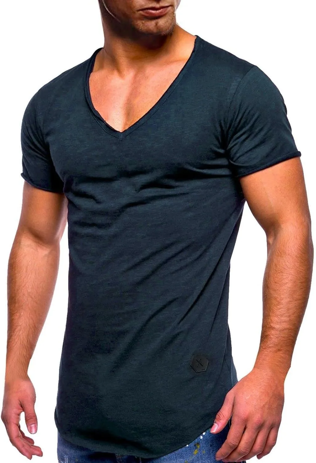 Футболка V-образным вырезом для мужчин Casual Fitted Stretch YSERB
Футболка V-образным вырезом для мужчин Casual Fitted Stretch YSERB