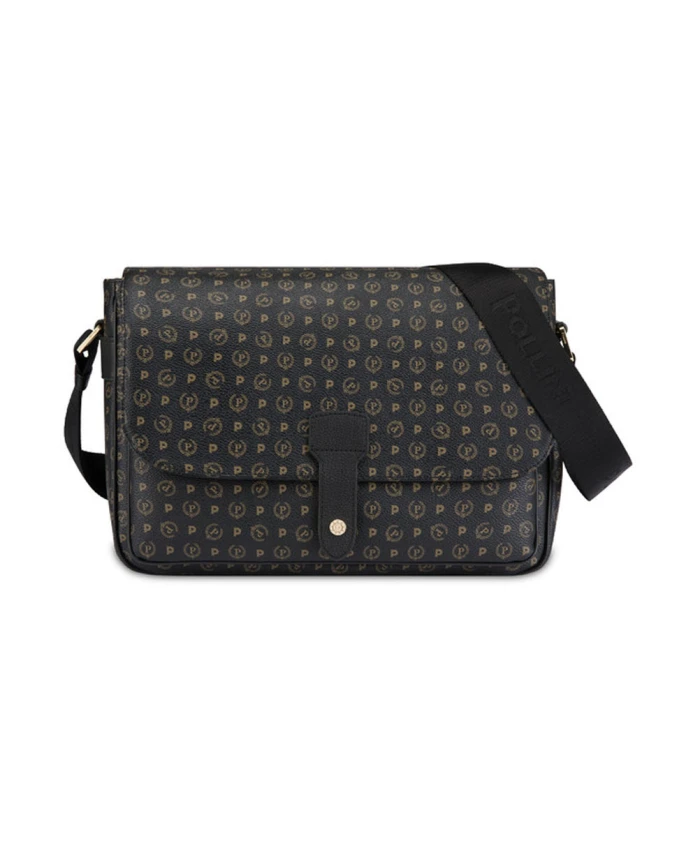 Сумка через плечо Heritage с ремешком с логотипом. Pollini, черный
Сумка через плечо Heritage с ремешком с логотипом. Pollini, черный