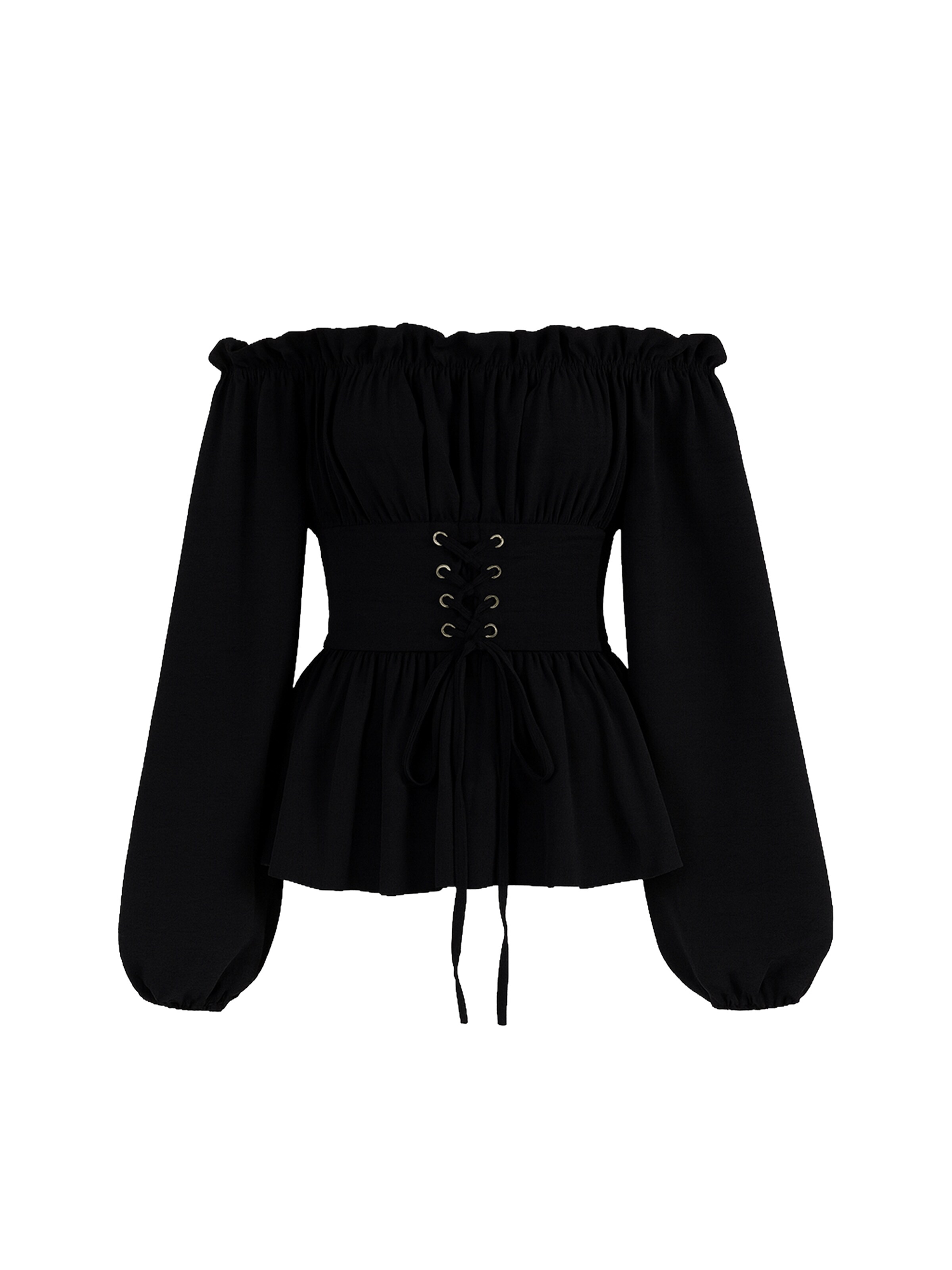 Elara Блузка в черном цвете
Elara Блузка в черном цвете