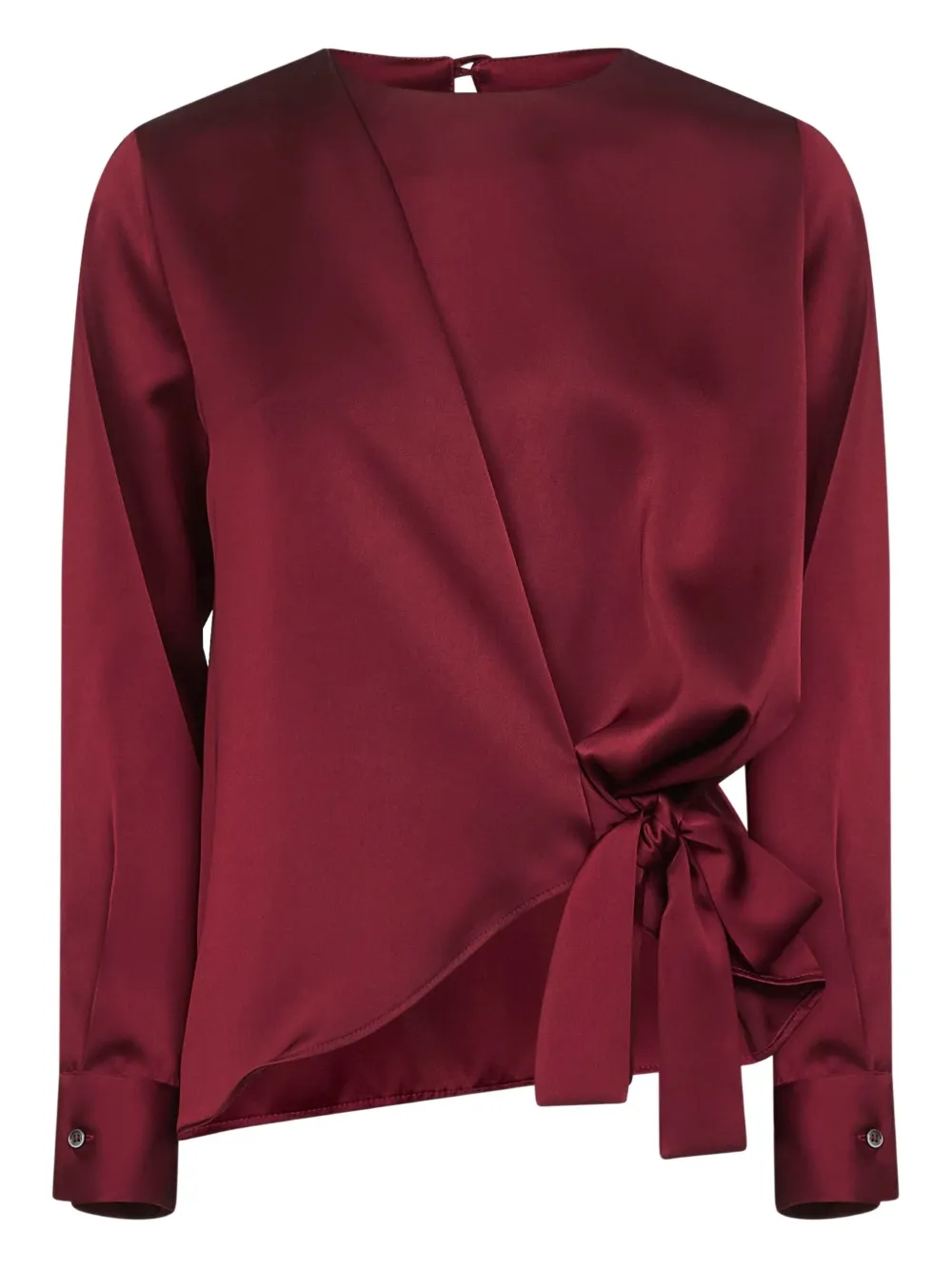 Асимметричный топ с запахом Blanca Vita, красный 
Асимметричный топ с запахом Blanca Vita, красный