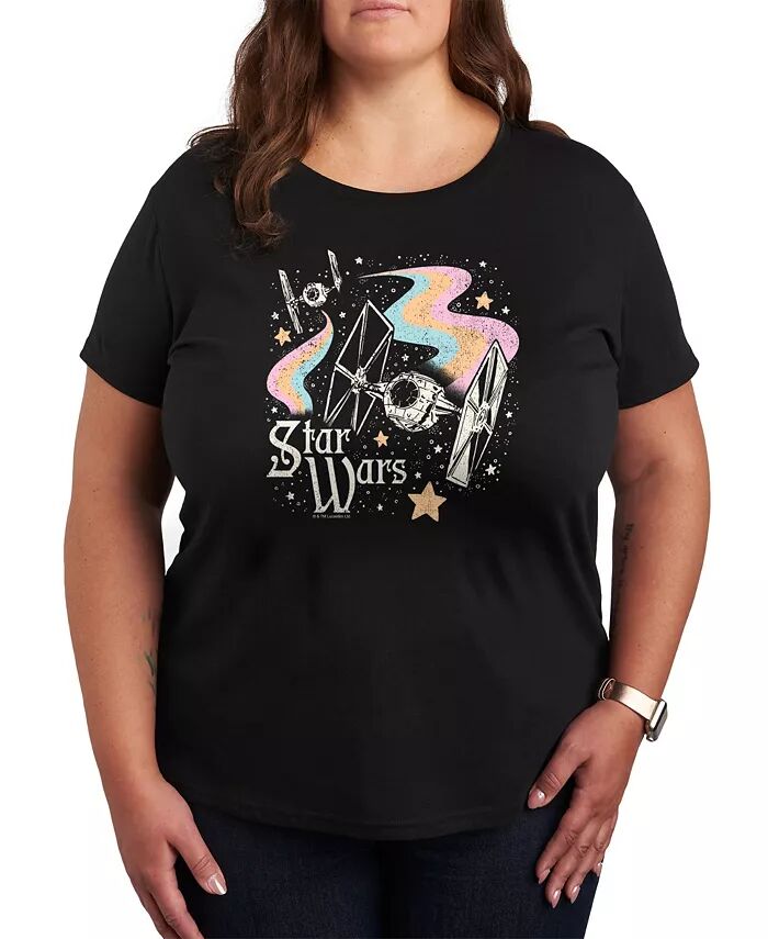 Футболка большого размера с круглым вырезом и принтом «Звездные войны» Hybrid Apparel, черный
Футболка большого размера с круглым вырезом и принтом «Звездные войны» Hybrid Apparel, черный