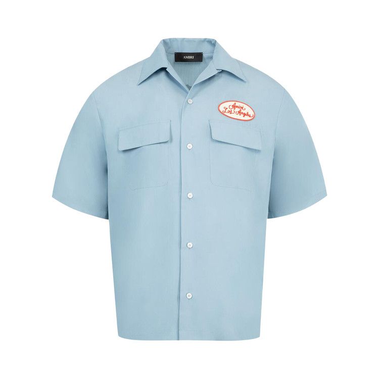 Рубашка Amiri Station Patch Bowling Shirt, Ashley Blue
Рубашка Amiri Station Patch Bowling Shirt, Ashley Blue