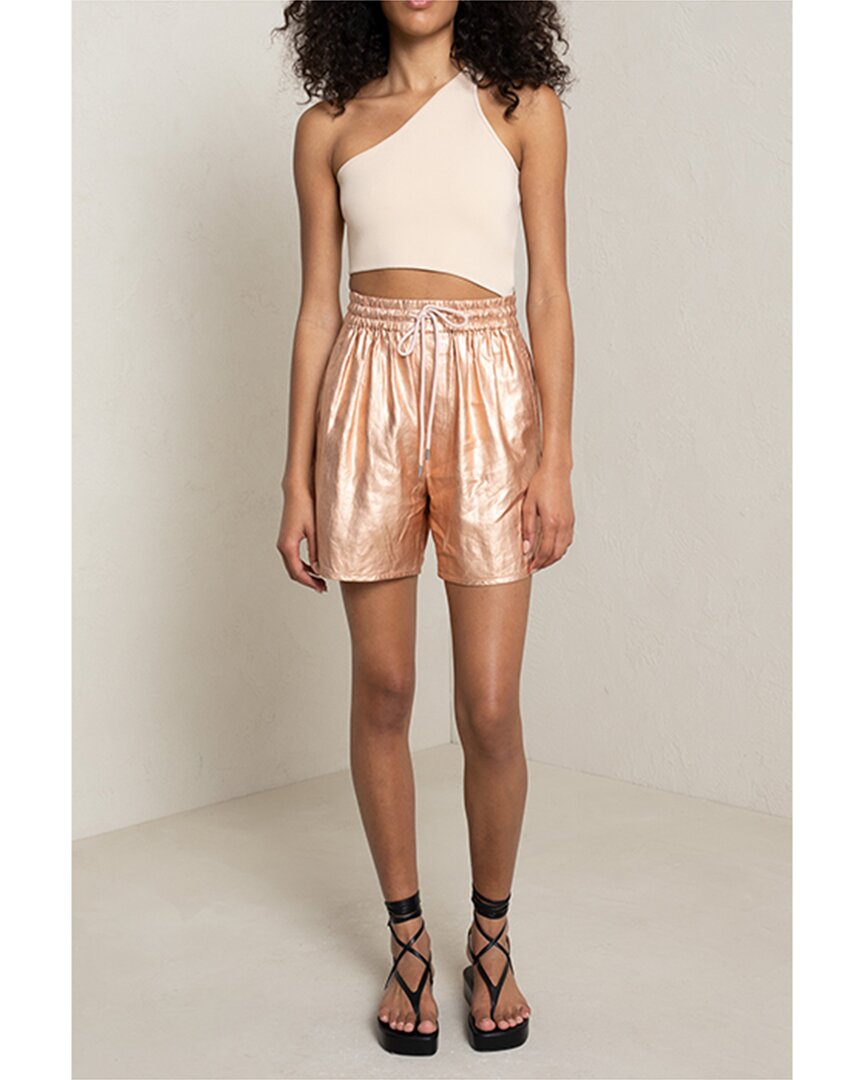 A.L.C. Райдер Льняные шорты, желтый
A.L.C. Райдер Льняные шорты, желтый