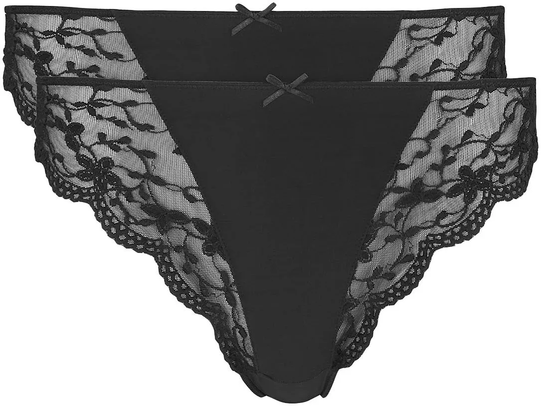 Nina Von C. Стринги (упаковка, 2 шт.), черный
Nina Von C. Стринги (упаковка, 2 шт.), черный