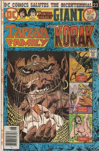 The Tarzan Family Giant Presents Korak: Son of Tarzan #64 Vol. 13 July-Aug. 1976 (DC Comics)
The Tarzan Family Giant Presents Korak: Son of Tarzan #64 Vol. 13 July-Aug. 1976 (DC Comics)
