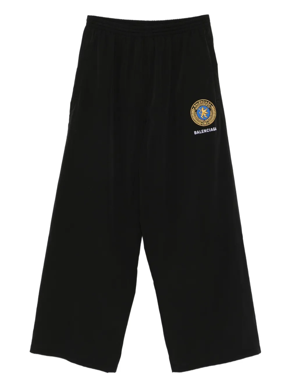 Брюки с вышитым логотипом и эластичным поясом BALENCIAGA, черный
Брюки с вышитым логотипом и эластичным поясом BALENCIAGA, черный