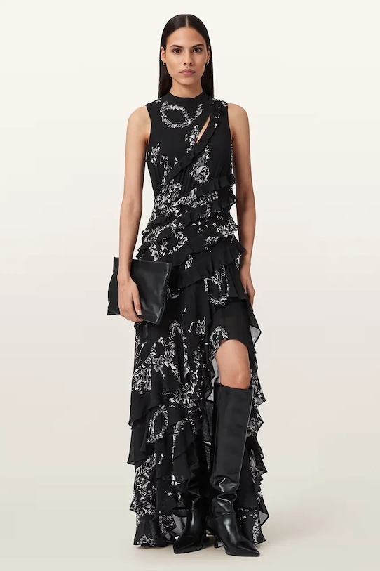 Платье CADY из вискозы Allsaints, черный
Платье CADY из вискозы Allsaints, черный