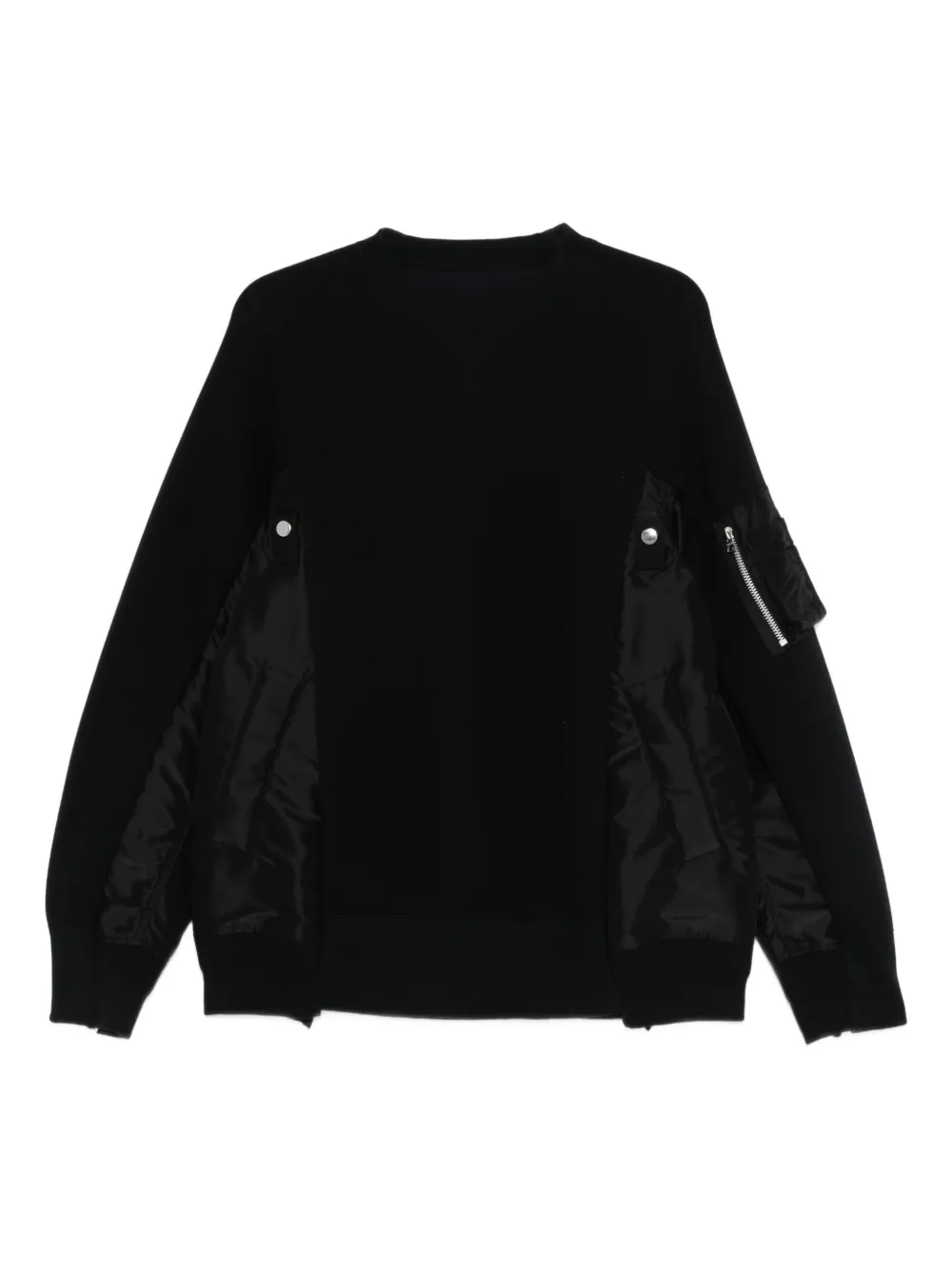 Свитшот с карманом Sacai, черный
Свитшот с карманом Sacai, черный