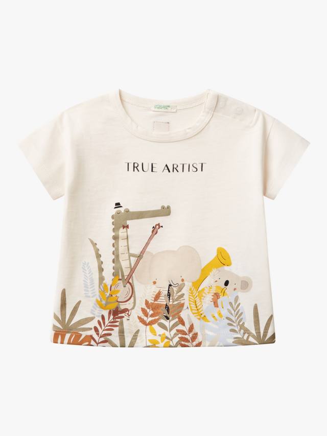 Детская футболка true artist Benetton, цвет White Cream
Детская футболка true artist Benetton, цвет White Cream