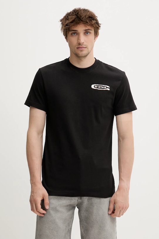 Хлопковая футболка G-Star, черный
Хлопковая футболка G-Star, черный