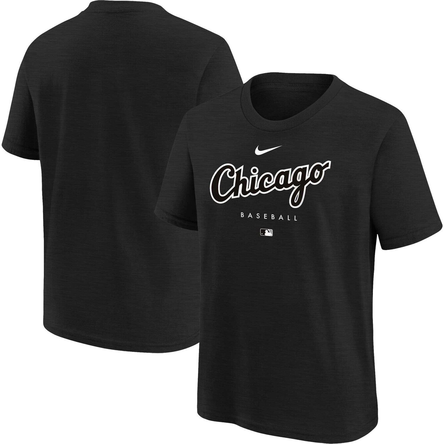 Молодежная футболка Nike Black Chicago White Sox Authentic Collection Early Work Tri-Blend Nike
Молодежная футболка Nike Black Chicago White Sox Authentic Collection Early Work Tri-Blend Nike
