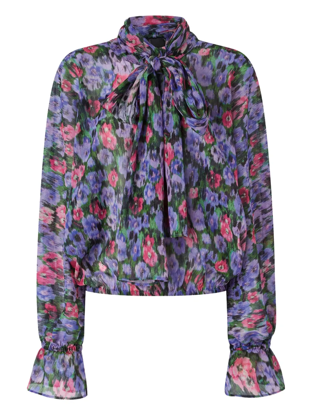 Блузка с цветочным принтом и завязкой на шее PINKO, фиолетовый
Блузка с цветочным принтом и завязкой на шее PINKO, фиолетовый
