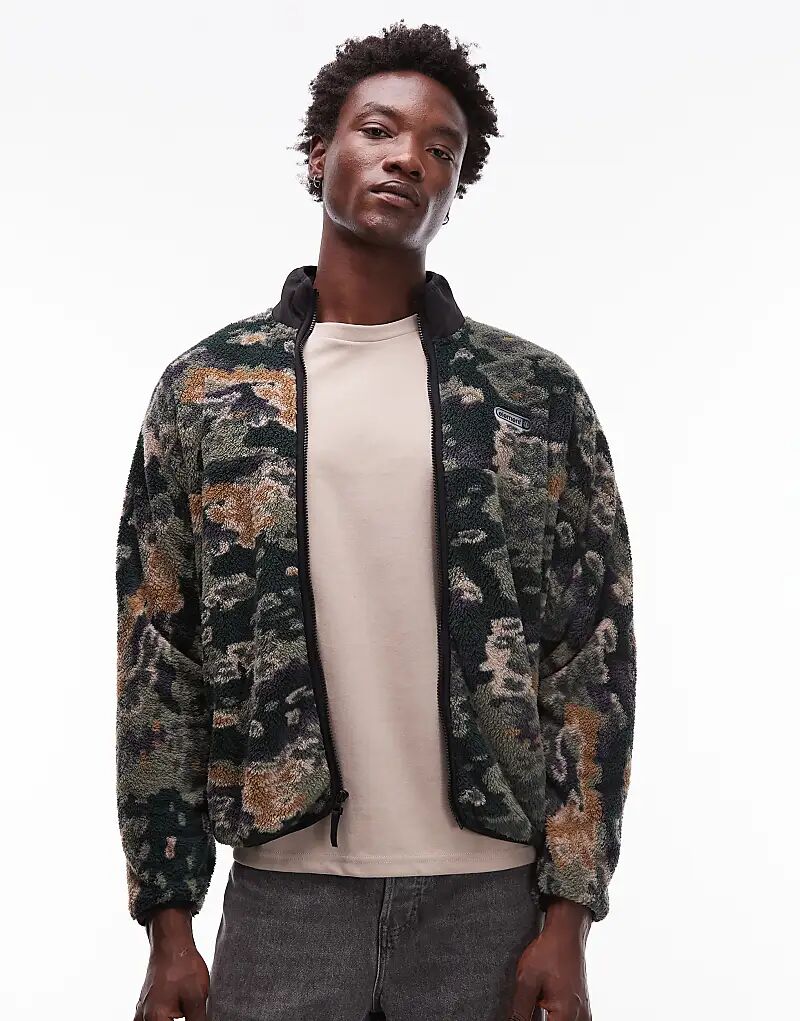 Классический флисовый жакет Element Sherpa на молнии в камуфляжно-зеленом цвете
Классический флисовый жакет Element Sherpa на молнии в камуфляжно-зеленом цвете