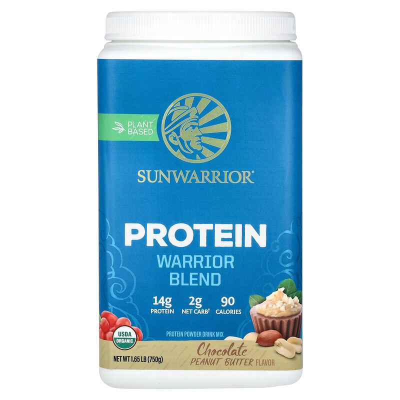 Sunwarrior, Warrior Blend, протеин, со вкусом шоколада и арахисовой пасты, 750 г (1,65 фунта)
Sunwarrior, Warrior Blend, протеин, со вкусом шоколада и арахисовой пасты, 750 г (1,65 фунта)