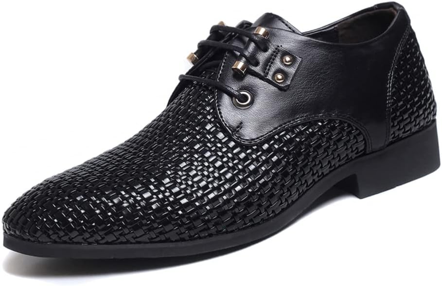 Мужские плетеные кожаные туфли с вырезами, дышащие модные дерби с шнуровкой, оксфорды с декоративным носком, повседневная комфортная обувь Safecams, черный
Мужские плетеные кожаные туфли с вырезами, дышащие модные дерби с шнуровкой, оксфорды с декоративным носком, повседневная комфортная обувь Safecams, черный