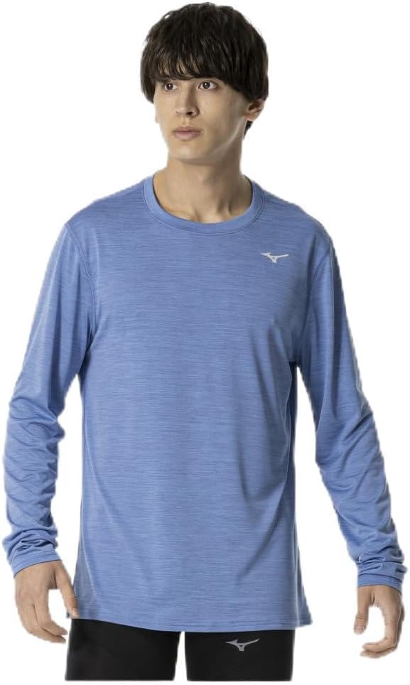 Быстросохнущая беговая футболка, с длинным рукавом, дизайн «Аврора», влагоотводящая, быстросохнущая, светоотражающий принт, J2MAA520 Mizuno, синий
Быстросохнущая беговая футболка, с длинным рукавом, дизайн «Аврора», влагоотводящая, быстросохнущая, светоотражающий принт, J2MAA520 Mizuno, синий