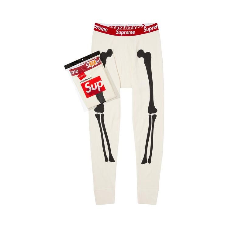 Брюки Supreme x Hanes Bones Thermal Pant (1 Pack) 'Natural'
Брюки Supreme x Hanes Bones Thermal Pant (1 Pack) 'Natural'