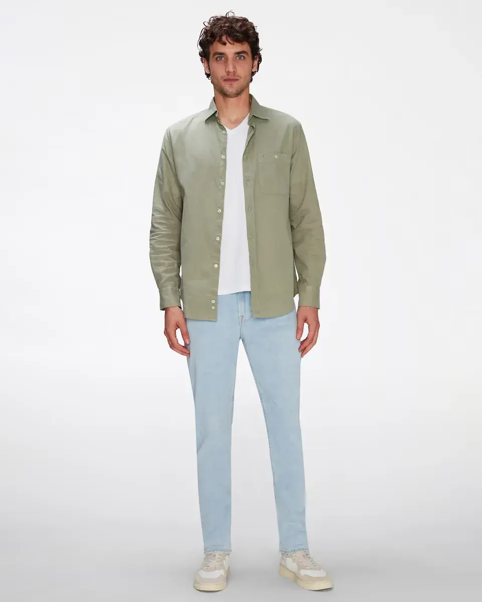 Голубые прямые мужские джинсы со средней посадкой 7 For all mankind, светло-голубой
Голубые прямые мужские джинсы со средней посадкой 7 For all mankind, светло-голубой