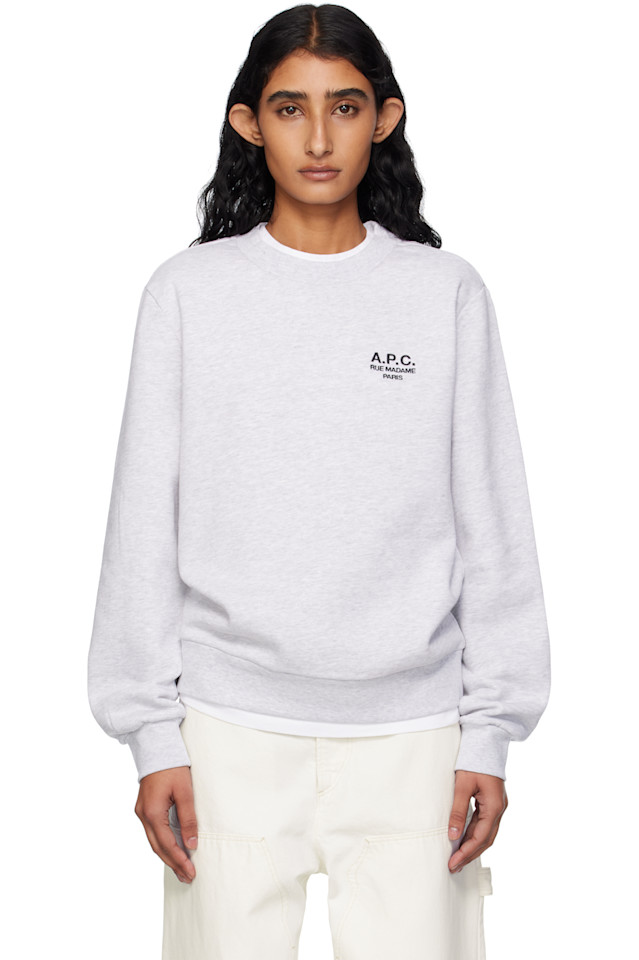 Стандартный худи 'rue madame' A.P.C., серый
Стандартный худи 'rue madame' A.P.C., серый