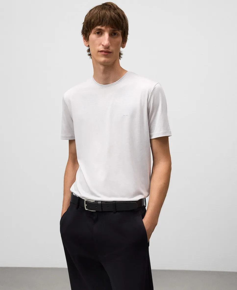 Мужская футболка с коротким рукавом и круглым вырезом Adolfo Dominguez, белый
Мужская футболка с коротким рукавом и круглым вырезом Adolfo Dominguez, белый