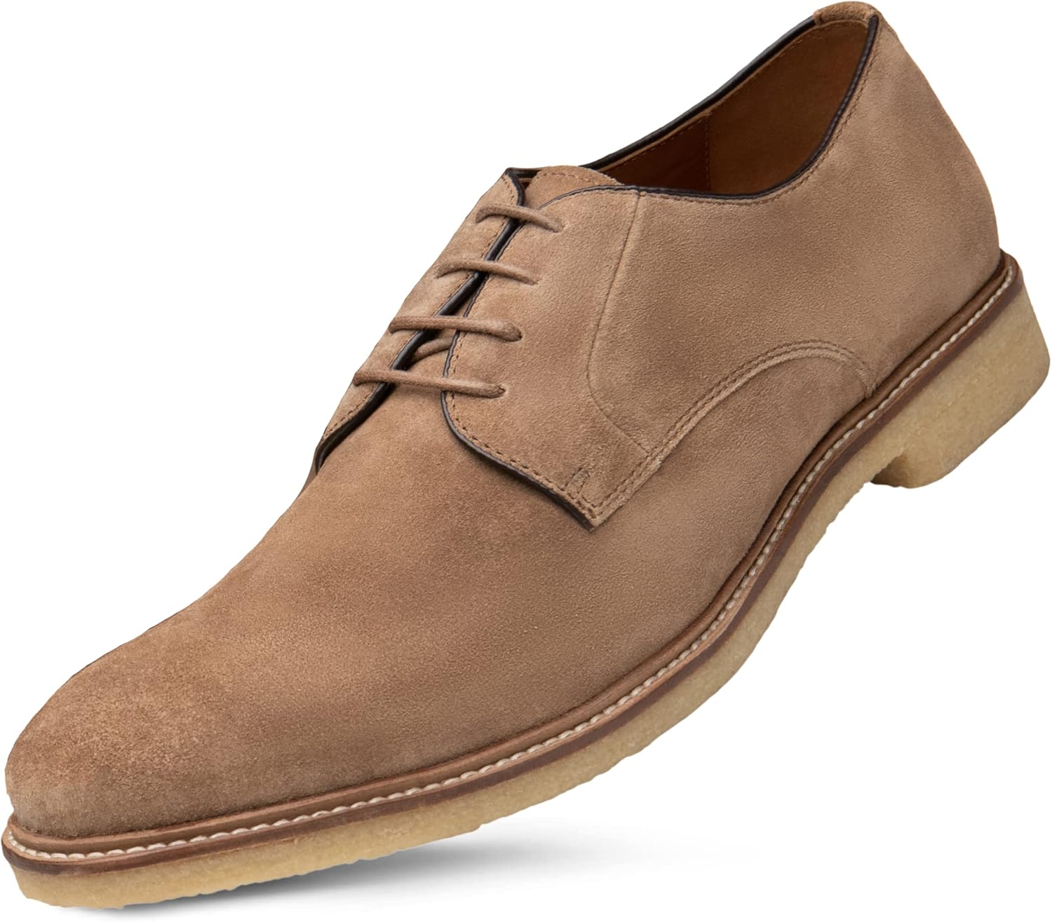 Мужские туфли на шнуровке Dunross Sons премиум-класса с дышащей натуральной кожаной подкладкой и прочной противоскользящей резиновой подошвой Dunross & Sons, Ellis Tan Suede
Мужские туфли на шнуровке Dunross Sons премиум-класса с дышащей натуральной кожаной подкладкой и прочной противоскользящей резиновой подошвой Dunross & Sons, Ellis Tan Suede