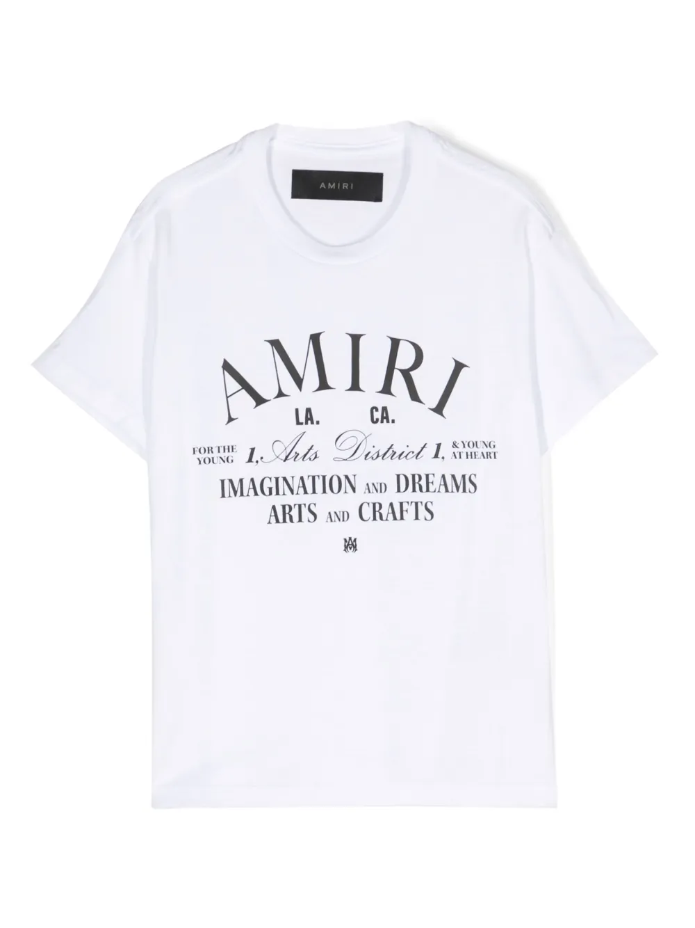 Футболка с логотипом AMIRI KIDS, белый 
Футболка с логотипом AMIRI KIDS, белый