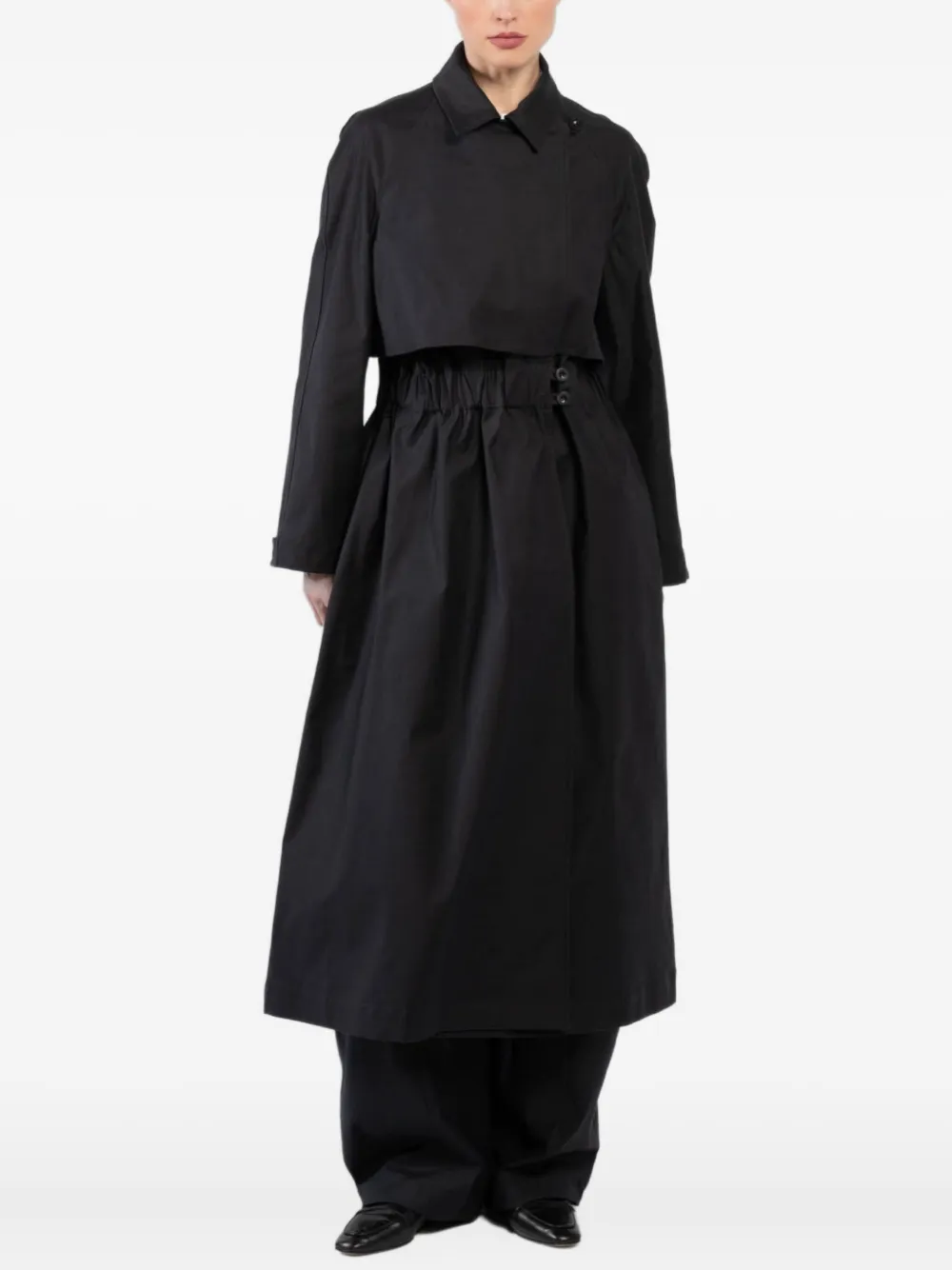 Укороченный тренч Rosetta Getty, черный
Укороченный тренч Rosetta Getty, черный