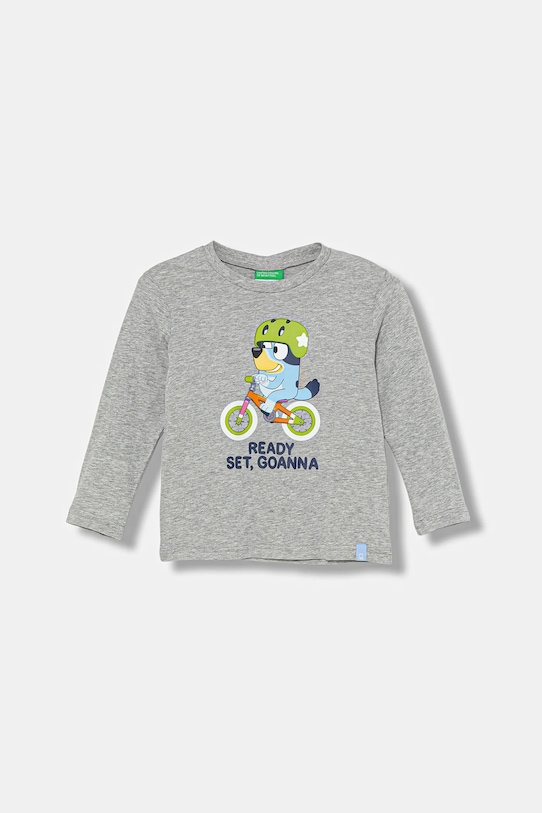 Детская хлопковая кофта с длинным рукавом United Colors Of Benetton, серый
Детская хлопковая кофта с длинным рукавом United Colors Of Benetton, серый