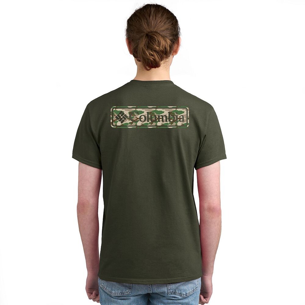 Мужская футболка Columbia с коротким рукавом и рисунком, зеленый
Мужская футболка Columbia с коротким рукавом и рисунком, зеленый