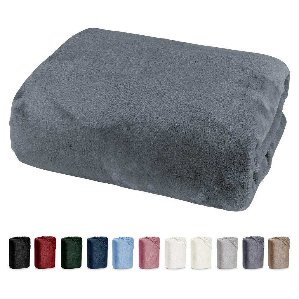 Heimtexland Роскошная простыня Cashmere Touch Мягкая простыня Nicky Plush Teddy Type585 Антрацит 150 см x 200 см
Heimtexland Роскошная простыня Cashmere Touch Мягкая простыня Nicky Plush Teddy Type585 Антрацит 150 см x 200 см