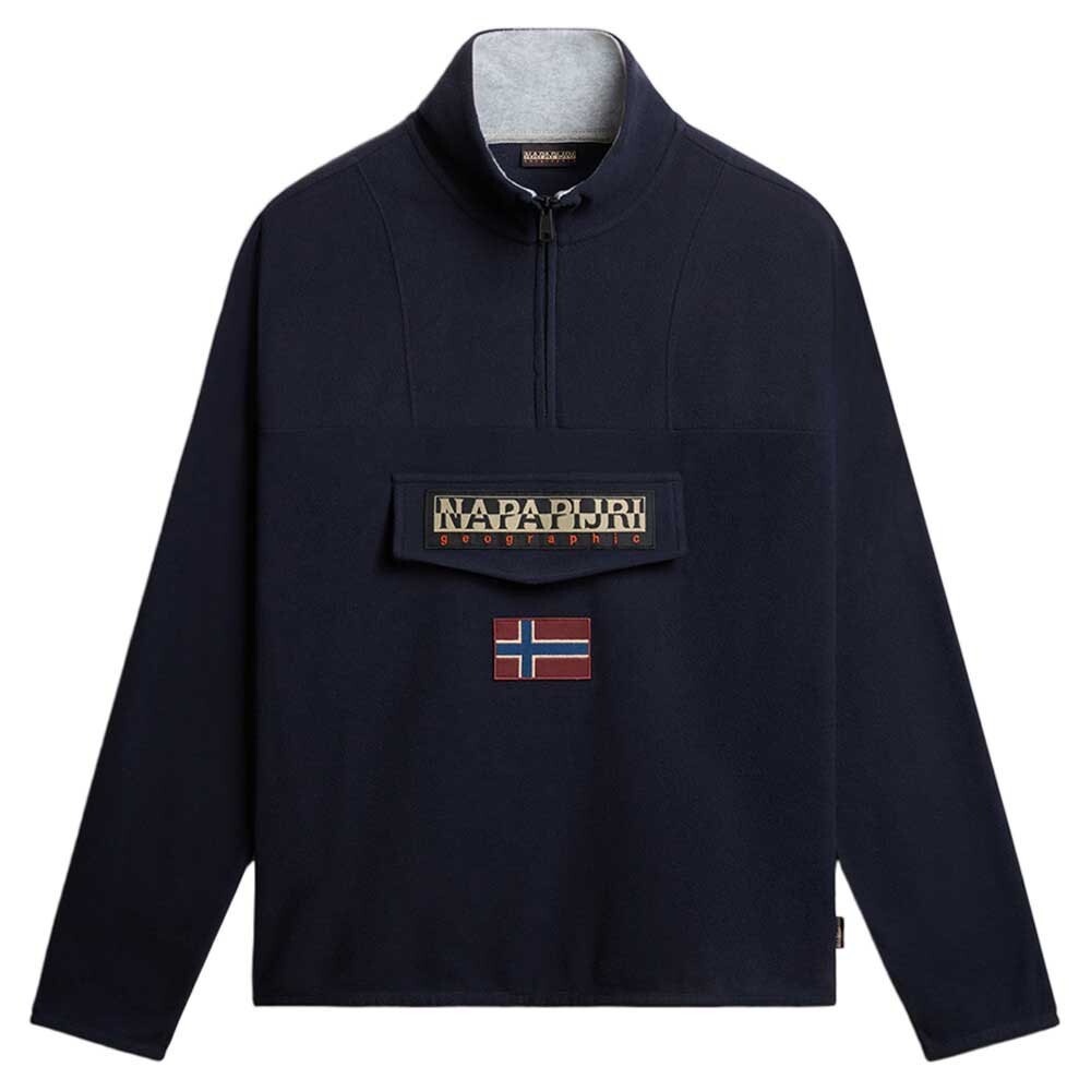 Толстовка Napapijri T-Burgee Half Zip, синий 
Толстовка Napapijri T-Burgee Half Zip, синий