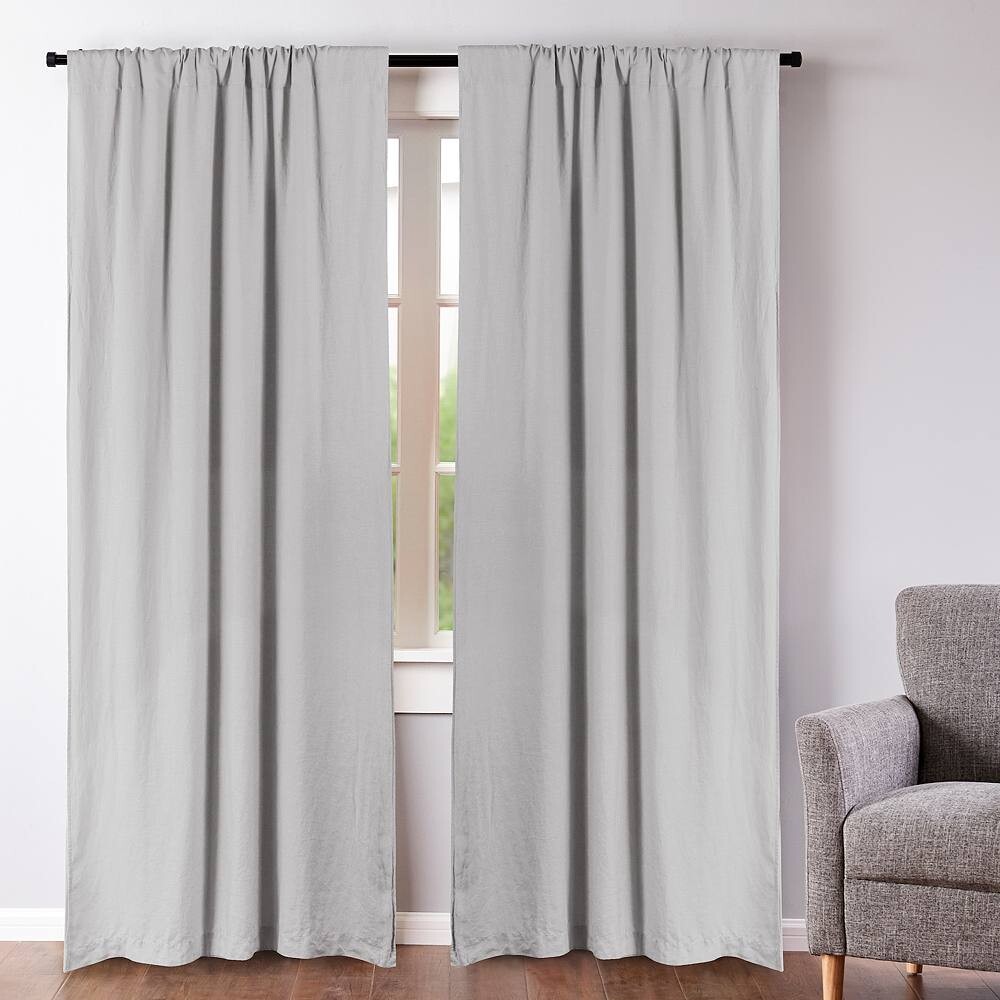 Levtex Home 2-панельный комплект оконных штор из стираного льна, цвет Light Gray
Levtex Home 2-панельный комплект оконных штор из стираного льна, цвет Light Gray