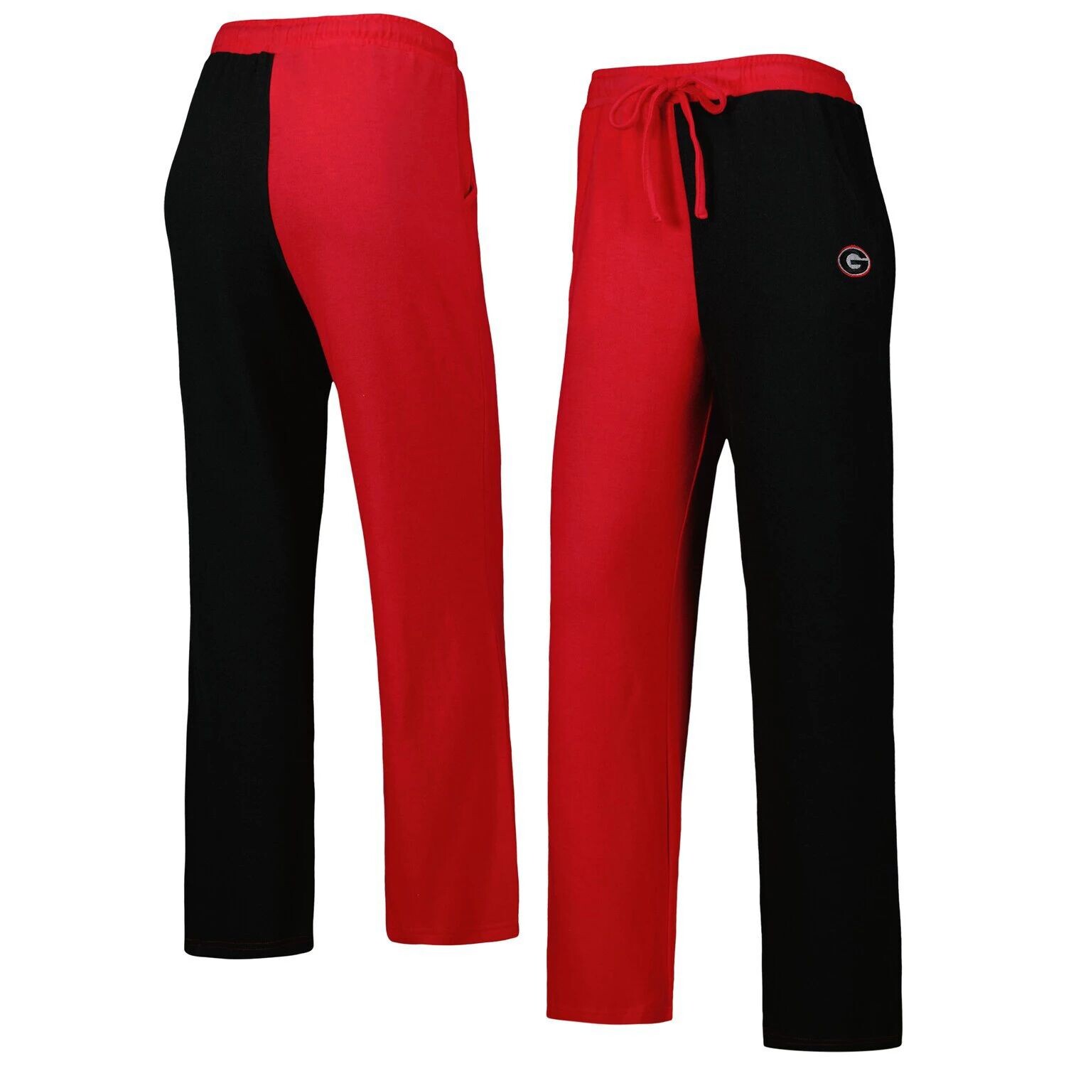Женские уютные брюки для отдыха трехцветной расцветки ZooZatz Red/Black Georgia Bulldogs с цветными блоками
Женские уютные брюки для отдыха трехцветной расцветки ZooZatz Red/Black Georgia Bulldogs с цветными блоками