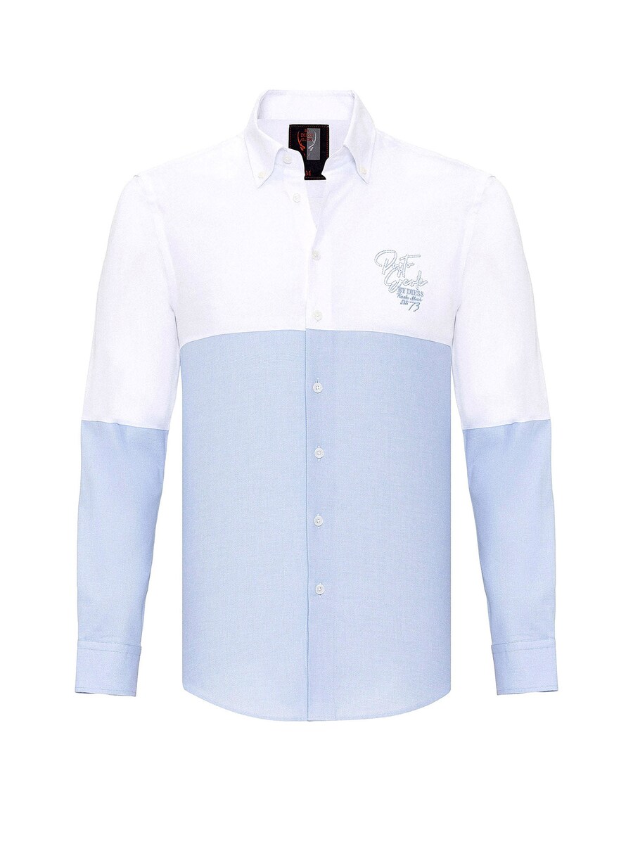Повседневная рубашка By Diess Collection Regular fit Button Up Shirt, цвет light blue/white
Повседневная рубашка By Diess Collection Regular fit Button Up Shirt, цвет light blue/white