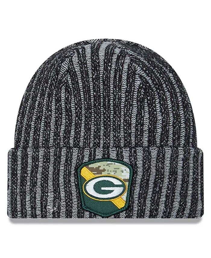Мужская черная вязаная шапка Green Bay Packers 2023 Salute To Service с манжетами New Era, черный
Мужская черная вязаная шапка Green Bay Packers 2023 Salute To Service с манжетами New Era, черный