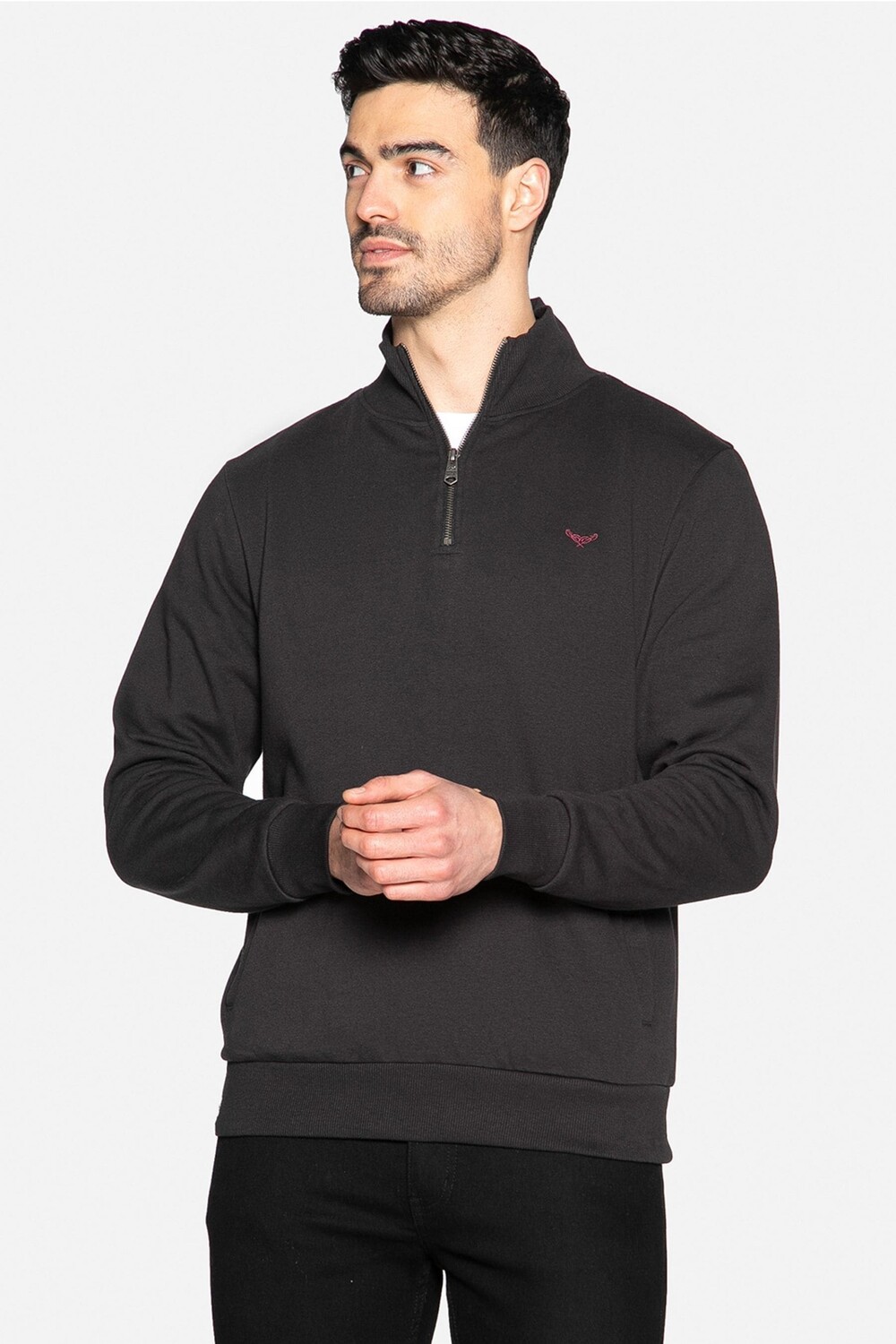 Толстовка Патрика застегивающаяся на шее Threadbare, черный
Толстовка Патрика застегивающаяся на шее Threadbare, черный