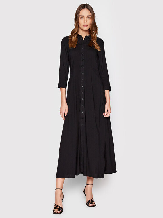 Платье-рубашка стандартного кроя Yas, черный
Платье-рубашка стандартного кроя Yas, черный